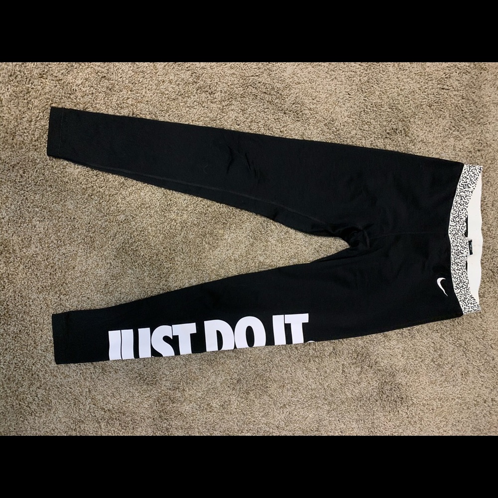 Just do It black nike leggings